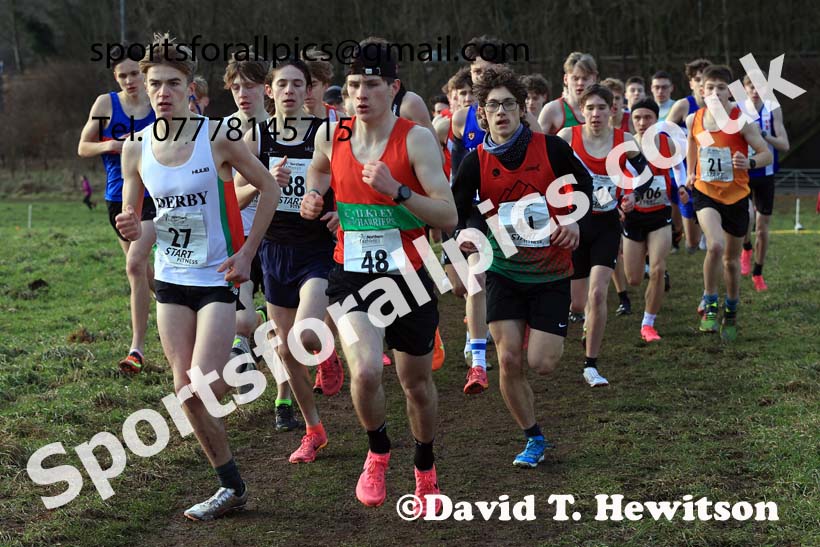 Mens Under-17s 2024 Northern Cross Country Champs., Sedgefield. Photo: David T. Hewitson/Sports for All Pics